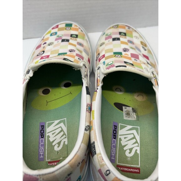 Vans Skate Slip-On LTD Skateboard Shoe Frog White Size 9.5 Men Rare Hard To Find - Picture 7 of 13